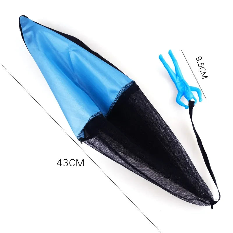 1/6 Sets Hand Throwing Parachute Kids Outdoor Funny Toys Game Play Toys for Children Fly Parachute Sport with Mini Soldier Game