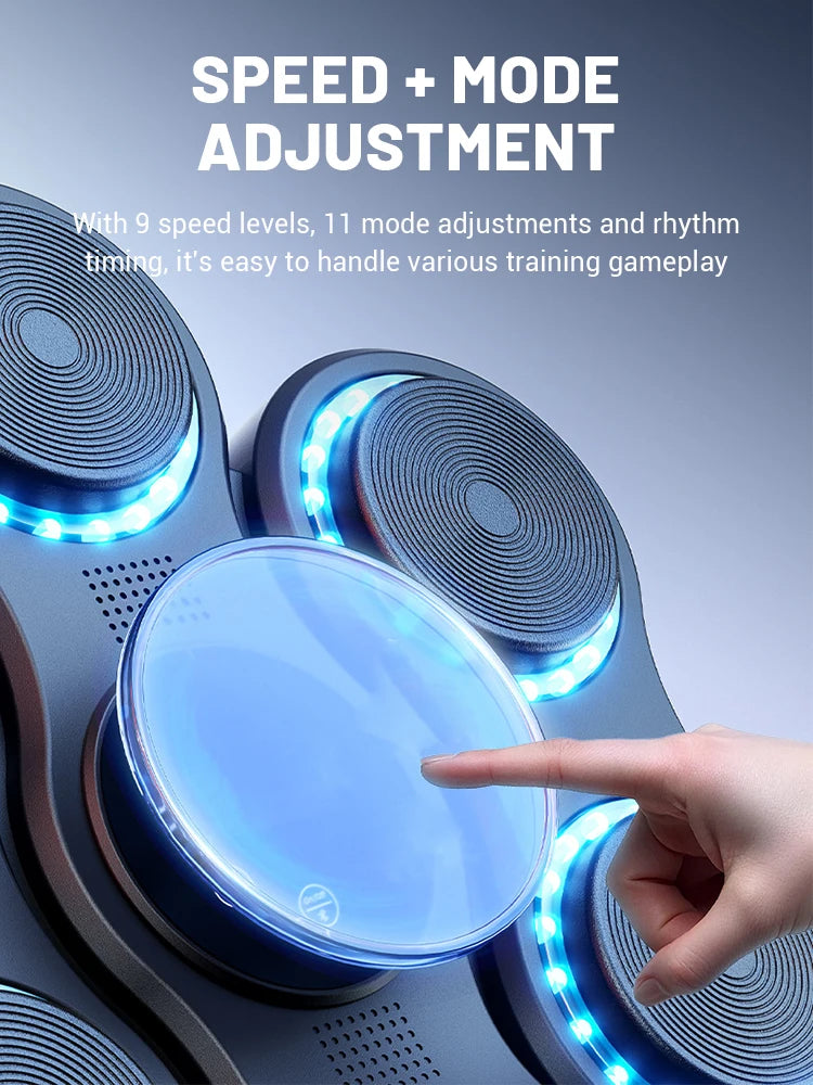 2025 New Music Boxing Machine Bluetooth Adult Electronic Wall Target HookPunch Equipment Target Wall Mounted Gym Home Equipment