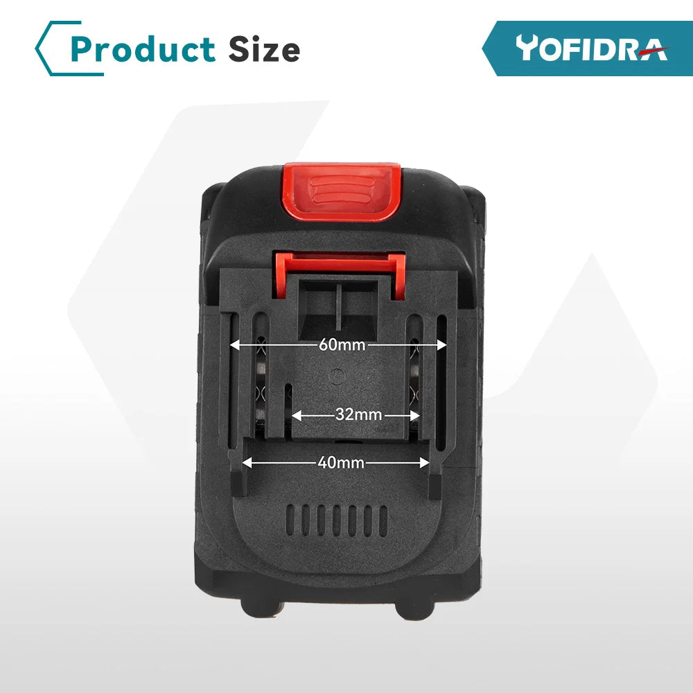 YOFIDRA 26MM Brushless Electric Hammer Drill Multifunctional Rotary Cordless Rechargeable Power Tools For Makita Battery Pin