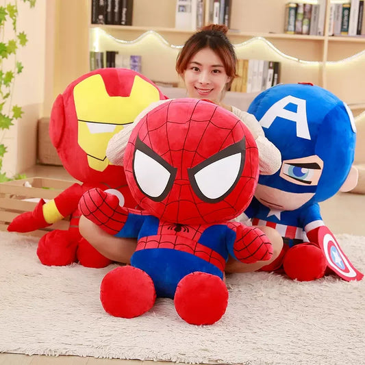 35cm Marvel Spiderman Plush Toy Soft Stuffed Cartoon Stuffed Doll Large Plush Boy Cloth Doll Pillow Children Christmas Gift Toy