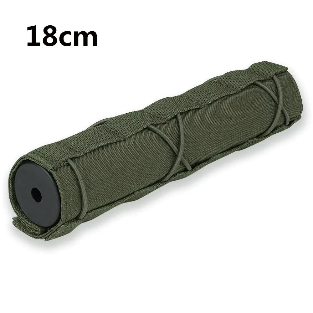 22/18/14.5cm Tactical Airsoft Suppressor Cover Airsoft Barrel Protector Cover Case Rifle Accessories for Hunting Shooting