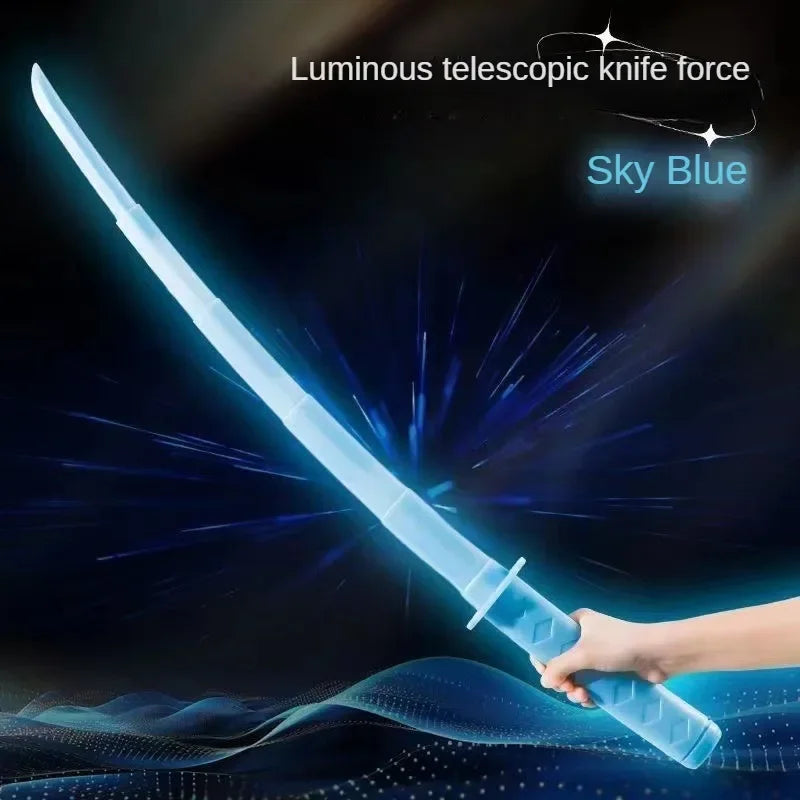 3D kids Gravity Knife Katana Stretchable Cos Decompression Creative Retractable Toy 3D Printing Gravity Sword Gifts For Friend