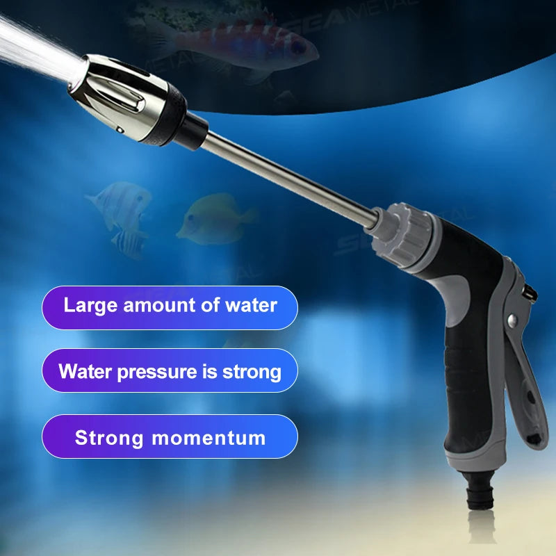 SEAMETAL High Pressure Car Wash Gun Foam Pots Lances Irrigation Tools Adjustable Sprinkler Car Home Garden Watering Tool Set