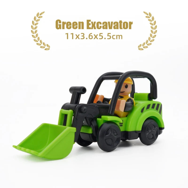 Variety of Optional Rail Car Utility Vehicles Aircraft Compatible with All brands Wooden Tracks Trains Children Car Toy Gifts