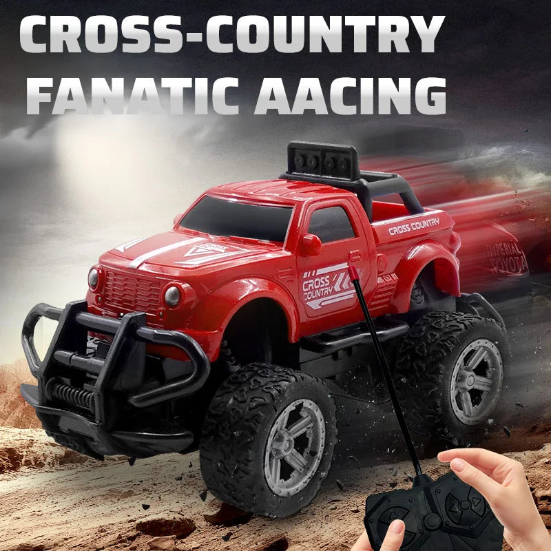 Remote controlled off-road toy car rechargeable four-wheel drive alloy climbing car high-speed remote control car