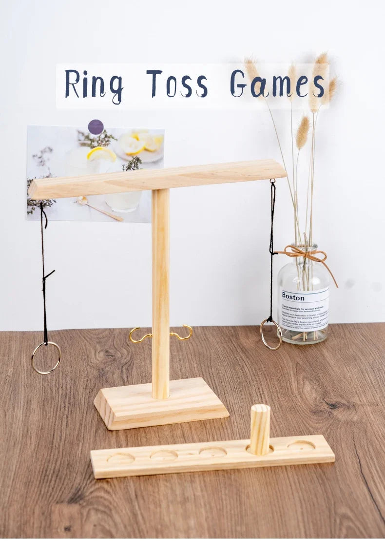 Ring Toss Game For Adults Hook And Ring Game Handmade Wooden Toss Game For Adults Outdoor Indoor Games Patio Decor Yard Games