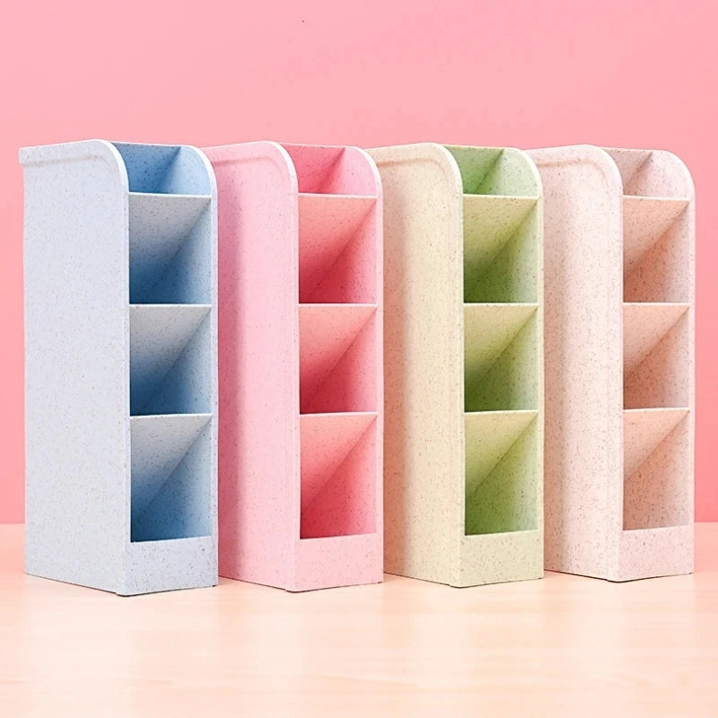 1pc Multi-Layer Pen Holder & Cosmetic Brush Storage Holder - Perfect for Office & School Supplies