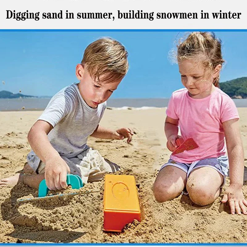 3 PCS Snow Toy Beach Sand Fun Brick Maker Sand Castle Mold For Winter And Summer Build Snow Outddor Children's Birthday Toy Gift