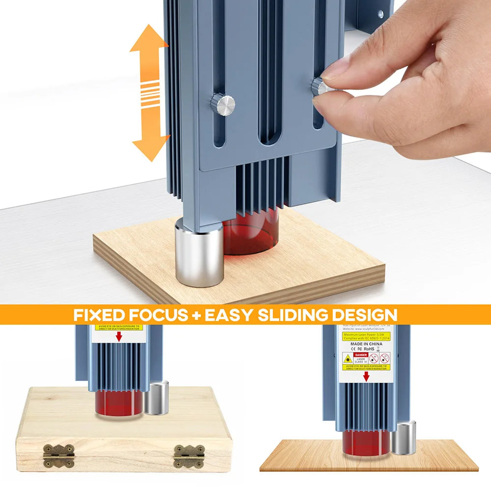SCULPFUN S9 5.5W Laser Engraver, 0.06mm Ultra-Fine Compressed Spot, Diode Laser, 0.08mm High Precision, Engraving Area 410*420mm