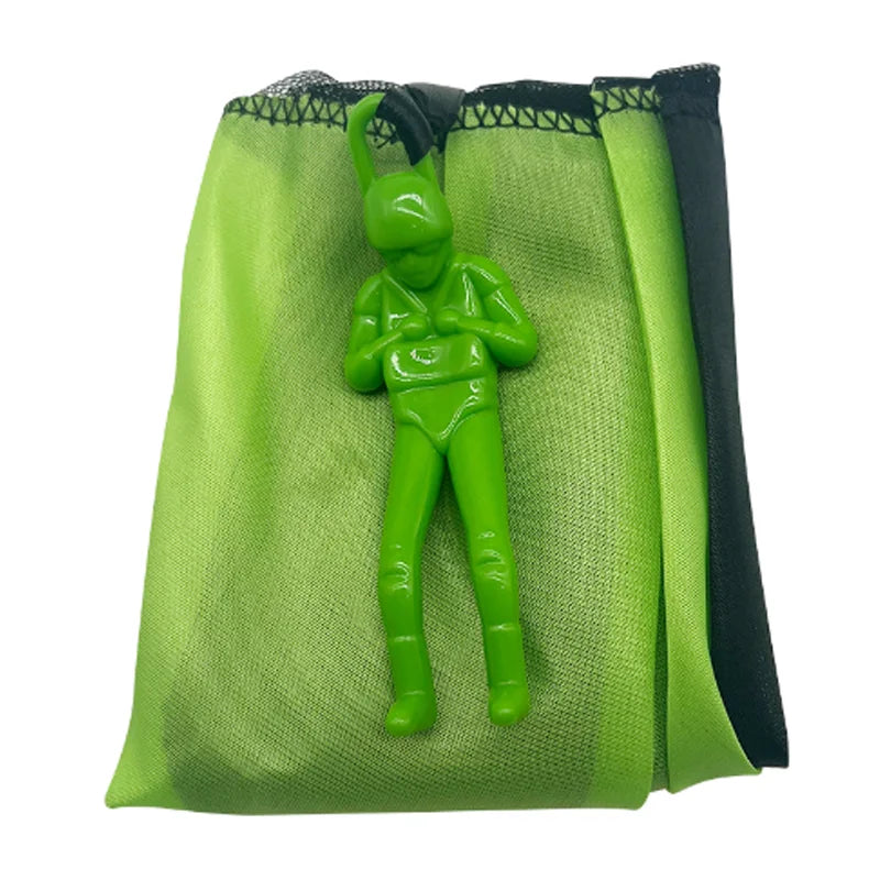 1/6 Sets Hand Throwing Parachute Kids Outdoor Funny Toys Game Play Toys for Children Fly Parachute Sport with Mini Soldier Game