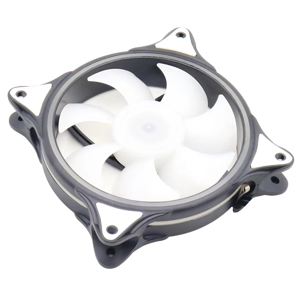 120mm Friador De Ventilador De Computador 6PIN RGB 12 Cm Silencioso Ventilador 5V RGB Velocidade De Ventilador Aura Sync