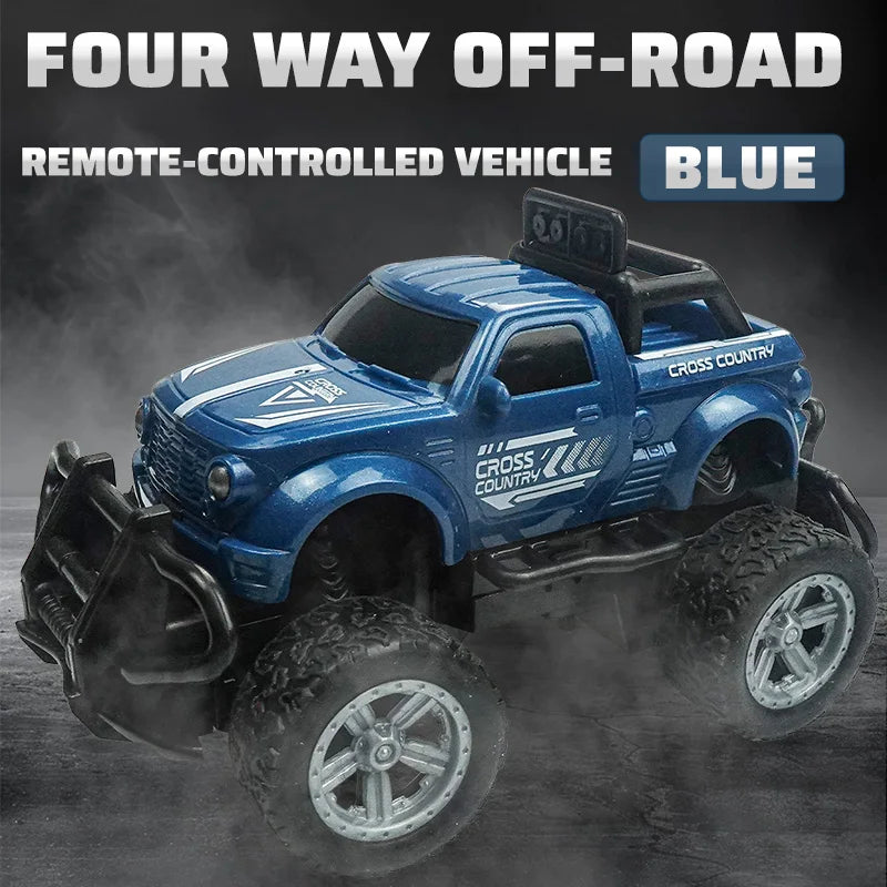 Remote controlled off-road toy car rechargeable four-wheel drive alloy climbing car high-speed remote control car