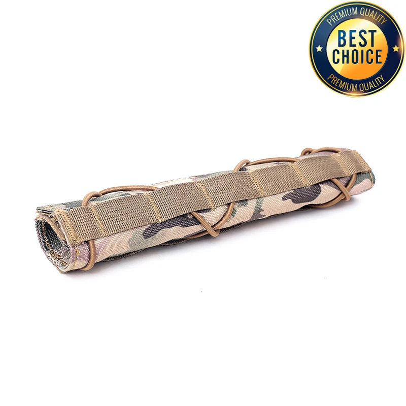 1000D Tactical Airsoft Suppressor Cover Sniper Airsoft Silencer Protector Cover Case Camouflage for Hunting Shooting