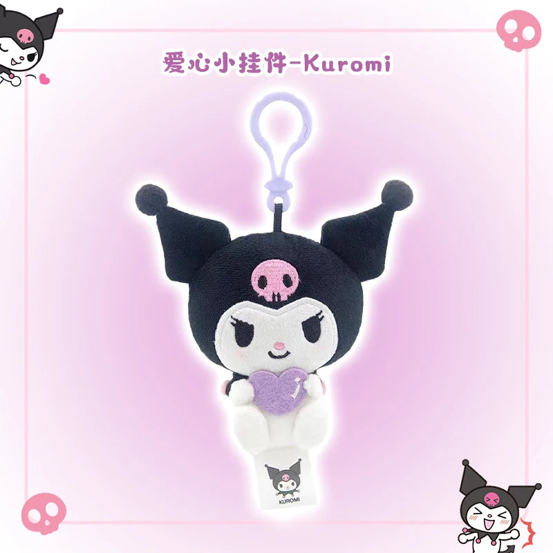 14CM Sanrio Pendant Kuromi Melody KT Cogimyun Cinnamoroll Pochacco Backpack Cute Decoration Holiday Gifts for Boys and Girls