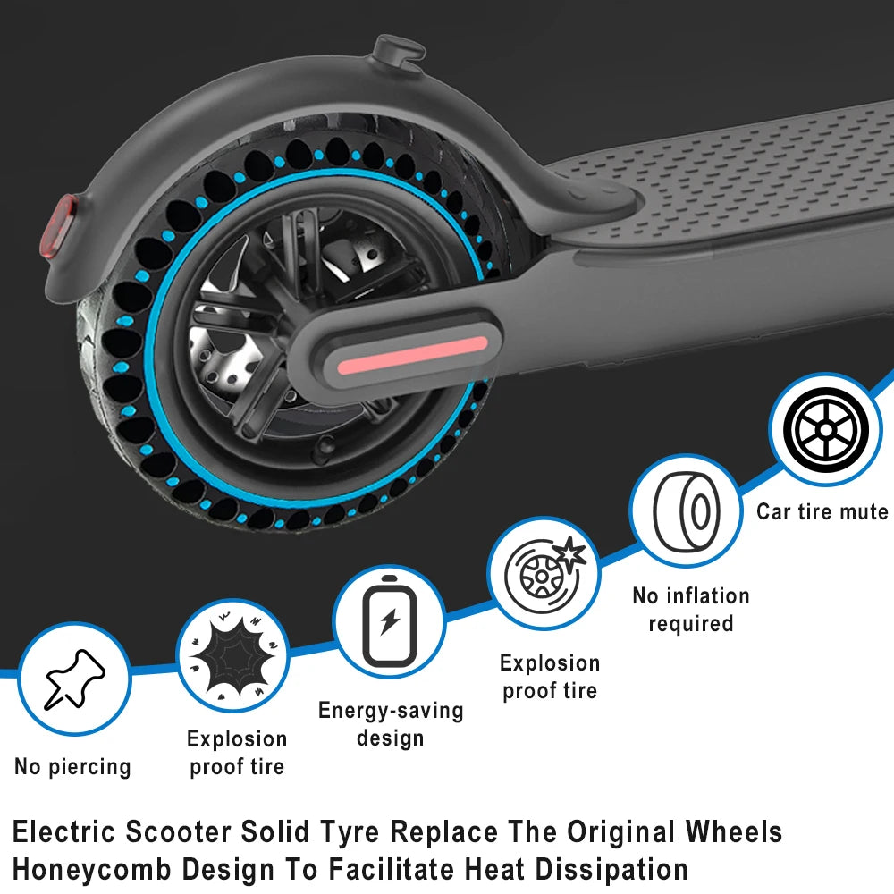 Solid Rubber Tyres 8 1/2 for xiaomi M365 pro 2 1S Electric Scooters Puncture-proof Tyres 8.5 Inch 8.5" Wheels Hard Rubber Tyres