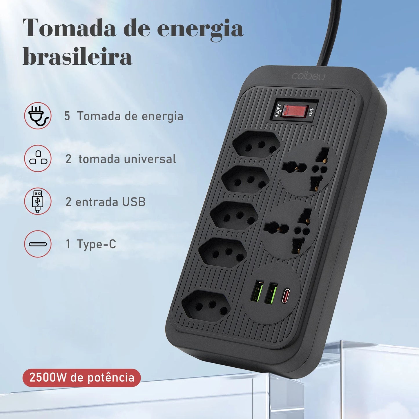 2M 110-220V USB Power Outlet Extension USB USB TYPE-C Electric Socket Extension Extension Extension Extension Extension Extension Extension Extension For PC