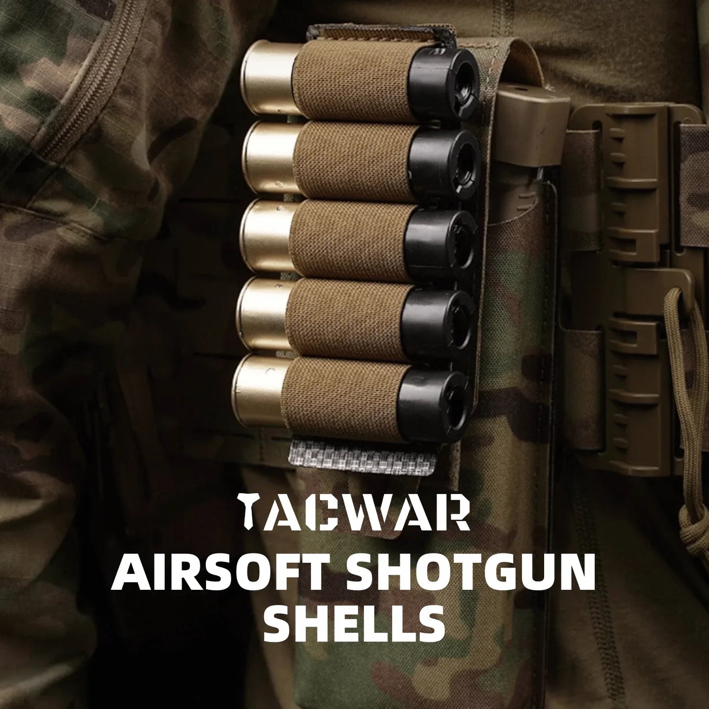 12 Pack Airsoft Shotgun Shells, 15 Round BBs Standard Airsoft Magazine for Multi & Single-Shot Airsoft Shotguns Accessories