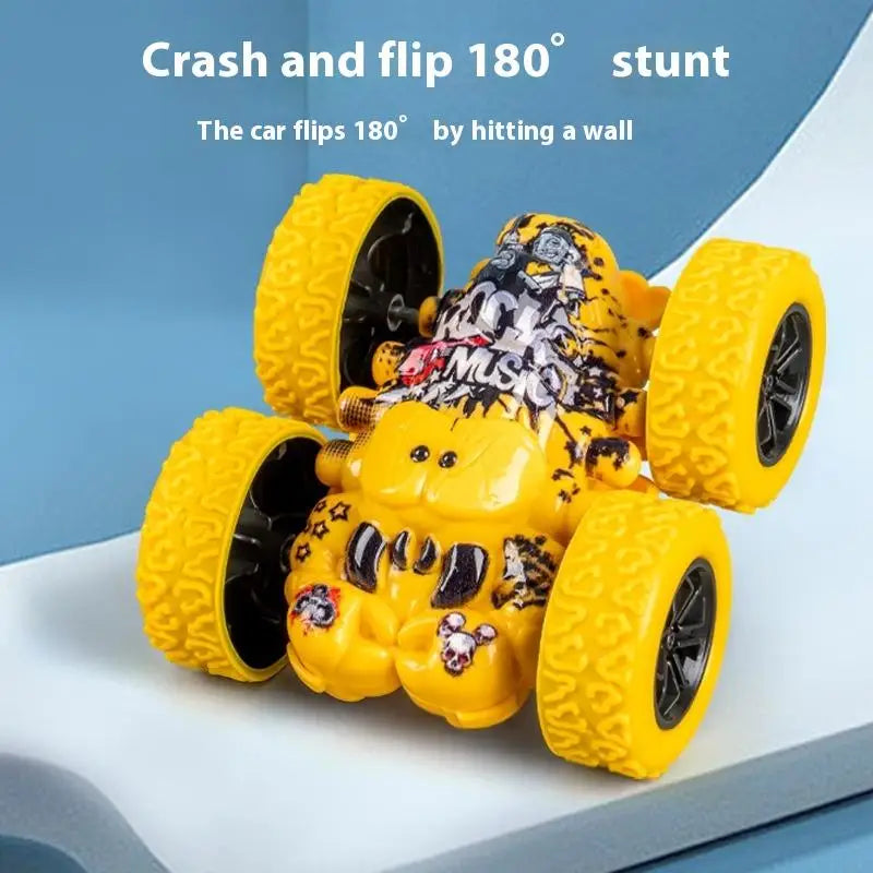 1 Piece Fun Double-sided Car Inertial Safety Anti-Collision Anti-fall Model Children's Toy Car Sliding Off-road Vehicle
