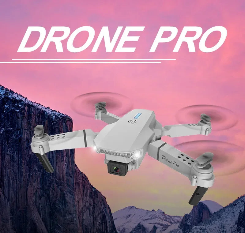 2023 E88 Pro WIFI FPV Drone Wide Angle HD 4K Camera Quadcopter Height Hold RC Foldable Dron Toys Gift