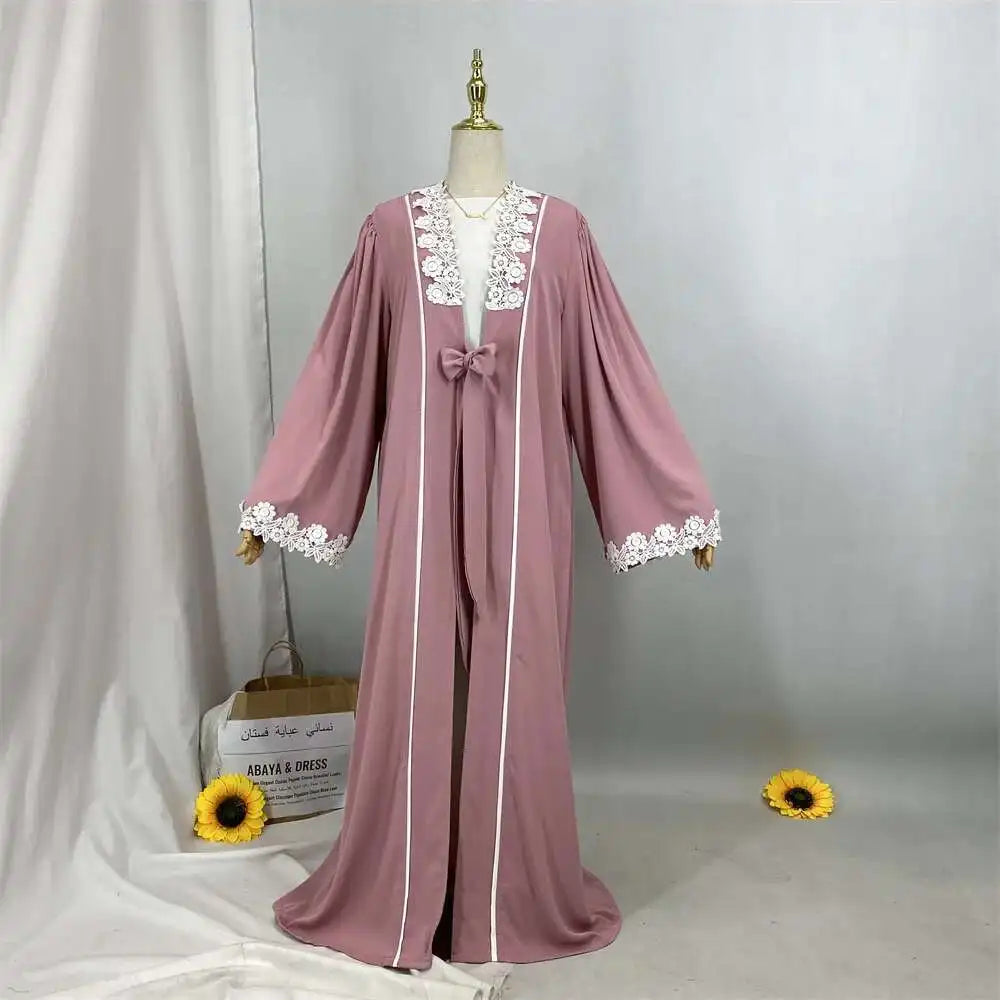 2025 Luxury Dubai Abaya Dress for Muslim Women Ramadan Eid Nida Arabia Holiday dress Jalabiya Clothing Islamic Modest Long Robe