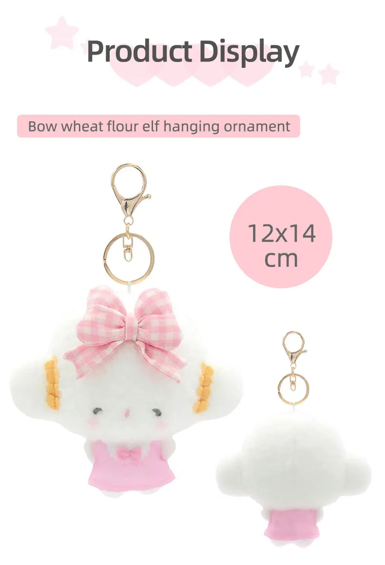 14CM Sanrio Pendant Kuromi Melody KT Cogimyun Cinnamoroll Pochacco Backpack Cute Decoration Holiday Gifts for Boys and Girls