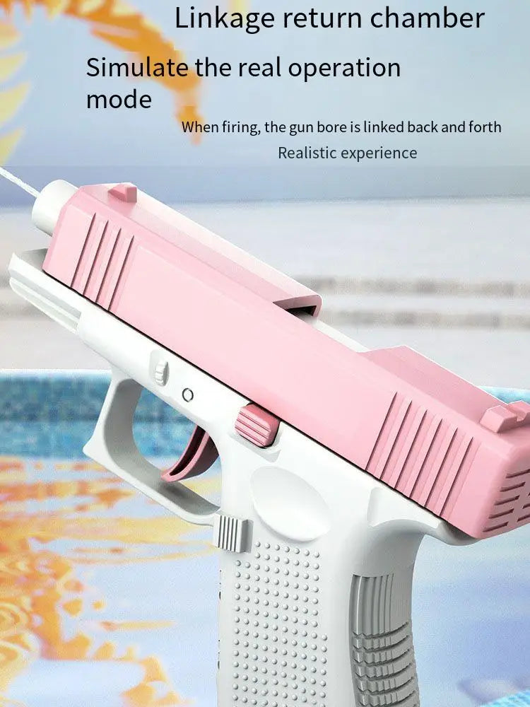 Summer Water Gun non Electric Pistol High-pressure Full Automatic Shooting Water Beach Toy Gun For kid Children Boys Girls Adult