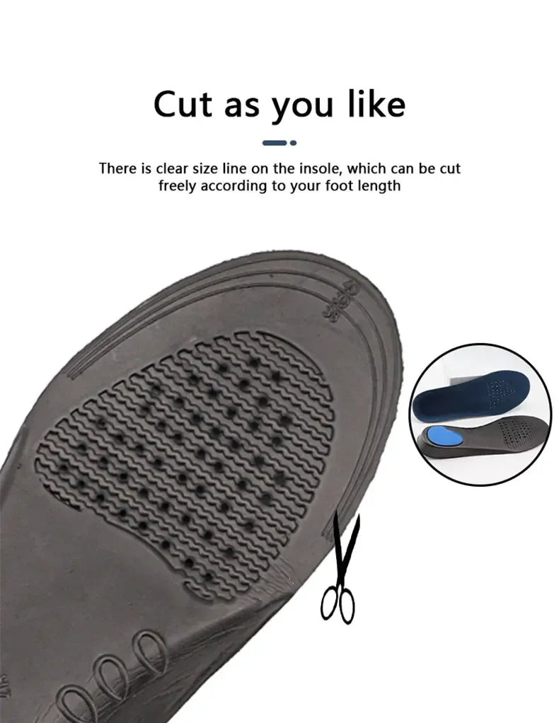 1Pair Sneakers Insoles Arch Support Orthopedic Shoes Insole for Feet Shock absorbing Shoe Pads Comfort Shoe Sole