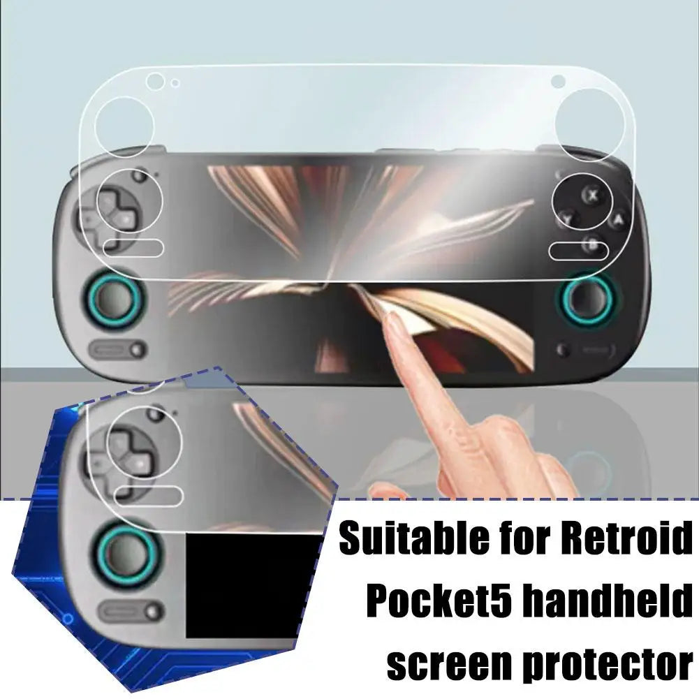 Screen Protector For Retroid Pocket 5/5 Pro Matte Transparent Ultra HD Anti-Scratch Anti-fingerprint Screen Film Protector