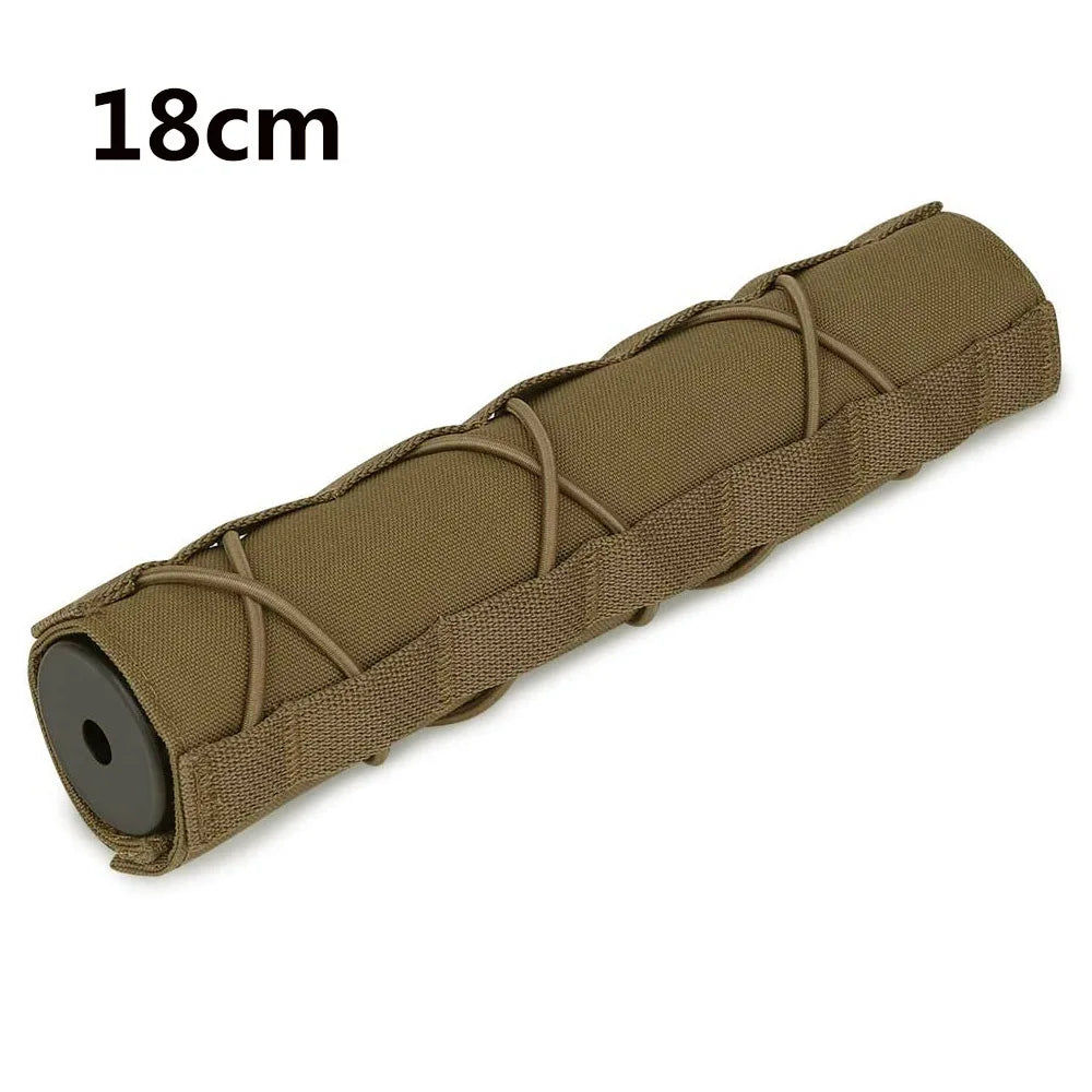 22/18/14.5cm Tactical Airsoft Suppressor Cover Airsoft Barrel Protector Cover Case Rifle Accessories for Hunting Shooting