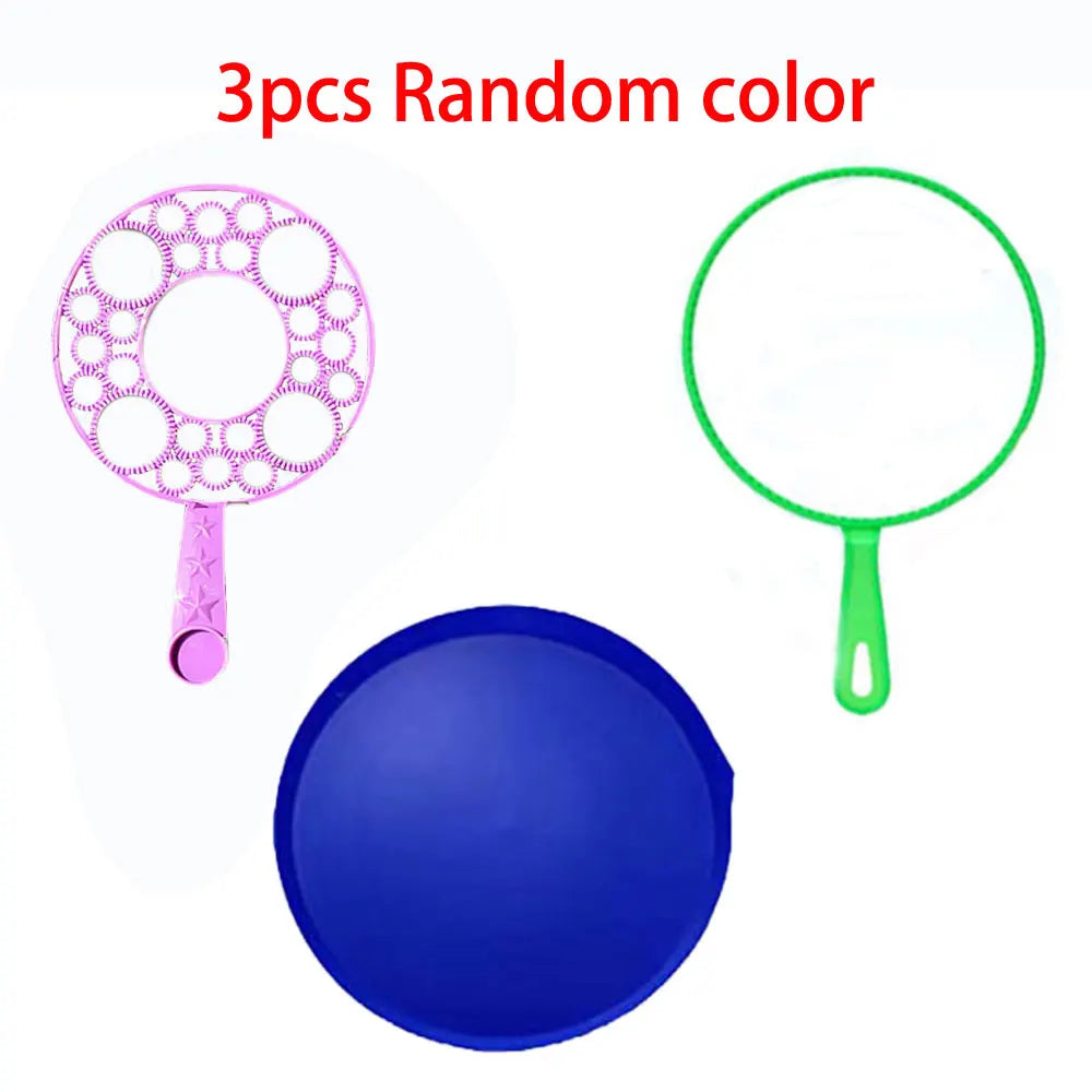 3/7Pcs Bubble Blowing Tools Soap Bubble Stick Set Bubble Blowing Toys Outdoor Kids Fun Toys Family Interactive Toys