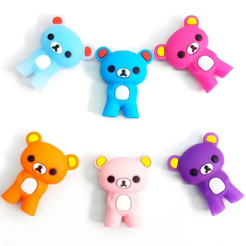 1pc Cute Bear Kids Chopsticks Toddler For Kids Learning Training Chopsticks Aids Sushi Chopsticks Learner Helper Kids Favors