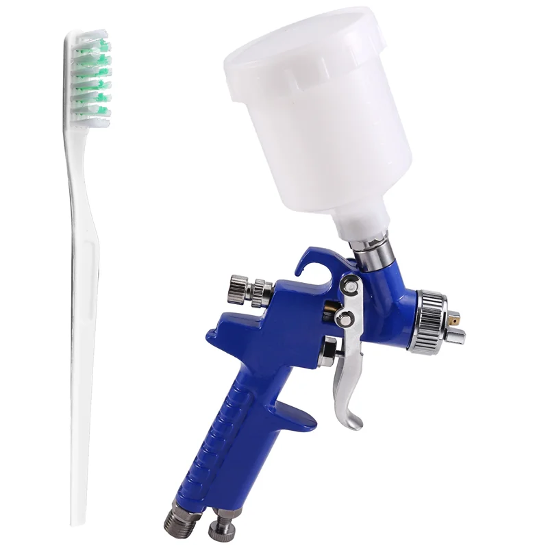 SOFT-Professional 0.8MM/Nozzle H-2000 Mini Air Paint Spray Gun Airbrush HVLP Spray Gun For Painting Car Aerograph Airbrush