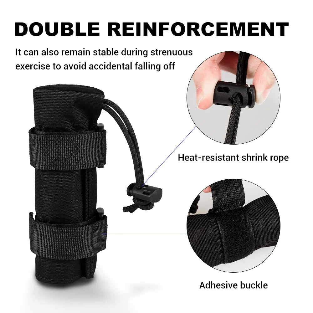 22/18/14.5cm Tactical Airsoft Suppressor Cover Airsoft Barrel Protector Cover Case Rifle Accessories for Hunting Shooting