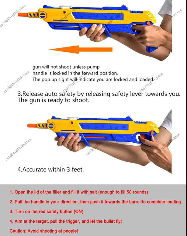 The New 3.0 Fly Killing Gun Can Be Equipped With Laser Aiming, Manual Salt Gun, Children's Toy, Adult Toy Mosquito Killing Gun