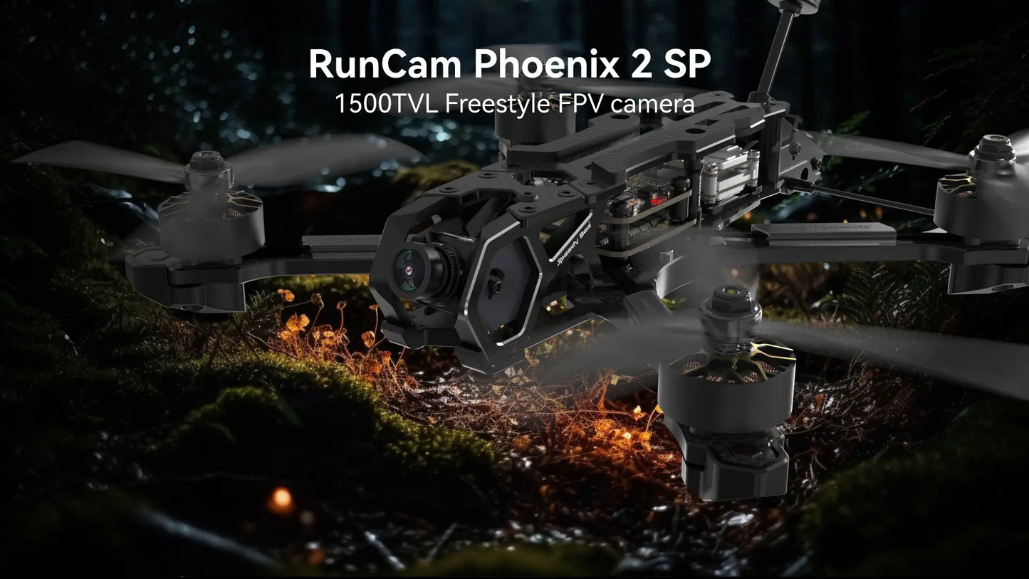 RunCam Phoenix 2 SP V3 Camera DC 5-36V Screen ratio 4:3/16:9 7.5g 19*19*21mm Night View for RC FPV racing drones Quadcopter
