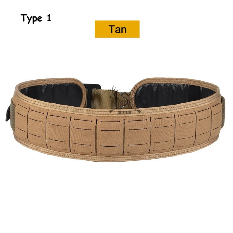 Tactical Padded Belt Airsoft CS Combat Molle Airsoft Belts Duty Paintball Waist Belt War Game Hunting Accessories