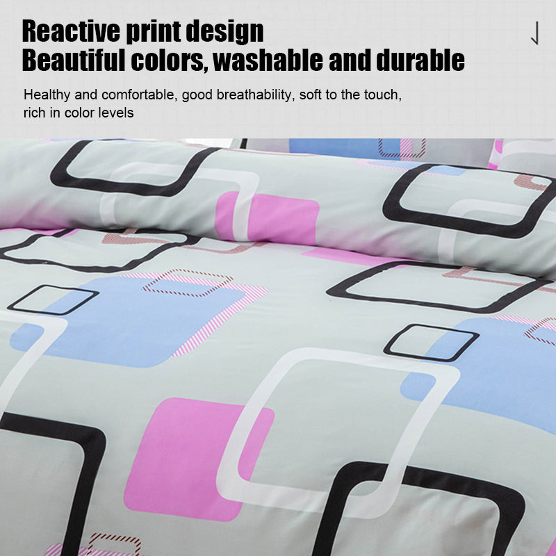 1pcs Geometric Pattern Bedding Fashion Printed Quilt Cover Multi Size Bed Sheets Soft Breathable Duvet Covers 이불커버