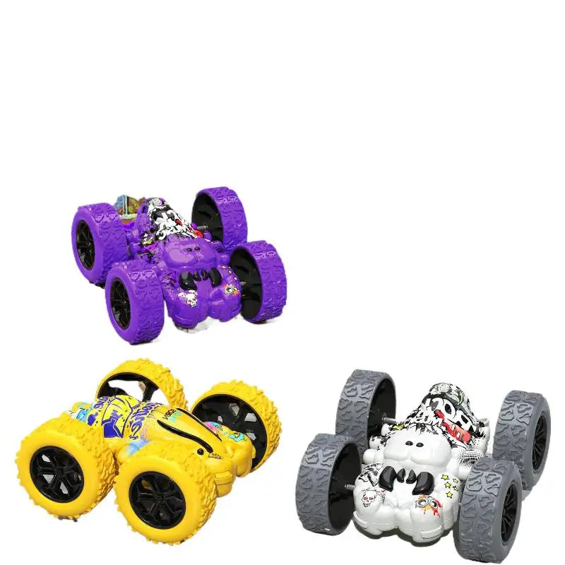 1 Piece Fun Double-sided Car Inertial Safety Anti-Collision Anti-fall Model Children's Toy Car Sliding Off-road Vehicle