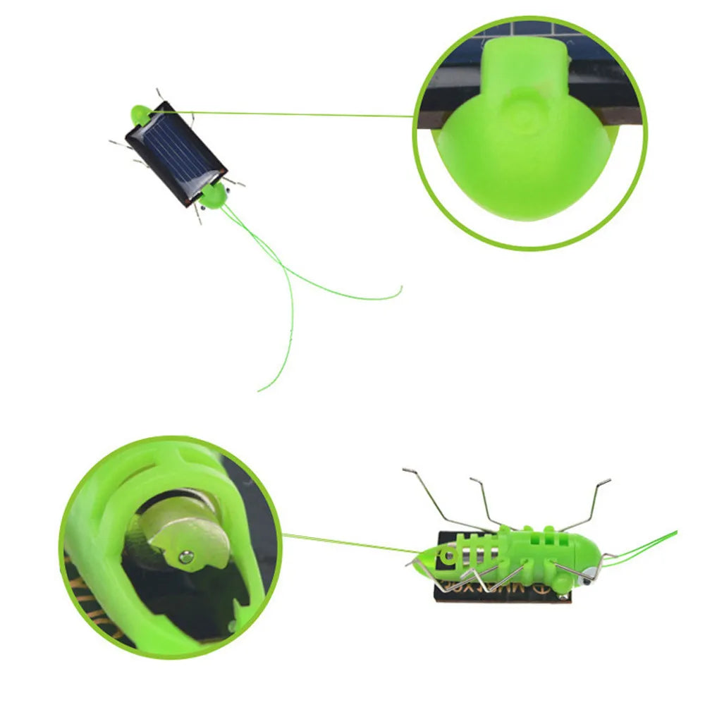 Solar Grasshopper Toy Puzzle Children Selected Gift Simulation Insect Gift Boys And Girls Science Education Funny Moving Toy Kid