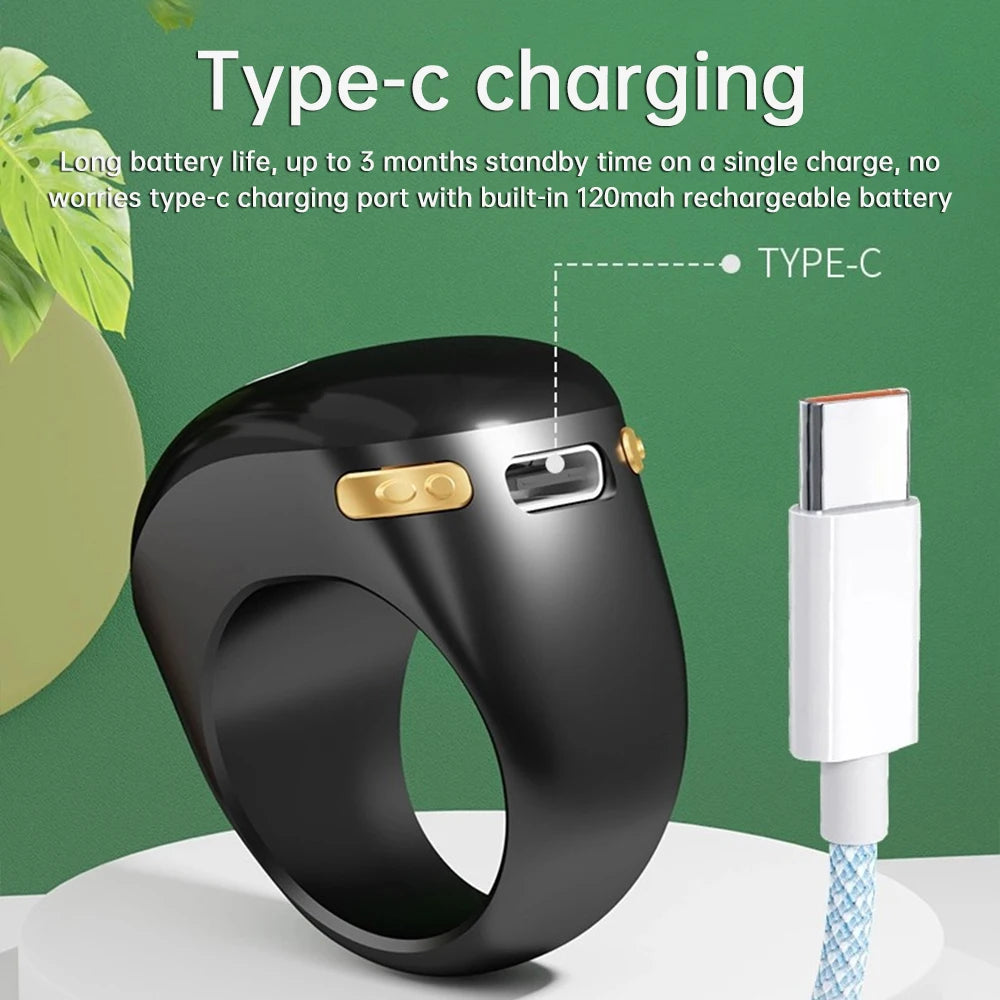 18/20/22mm Hand Press Electronic Digital Counting Counter Ethnic Style Portable Points Rechargeable Ring Ring Idea Tally Counter