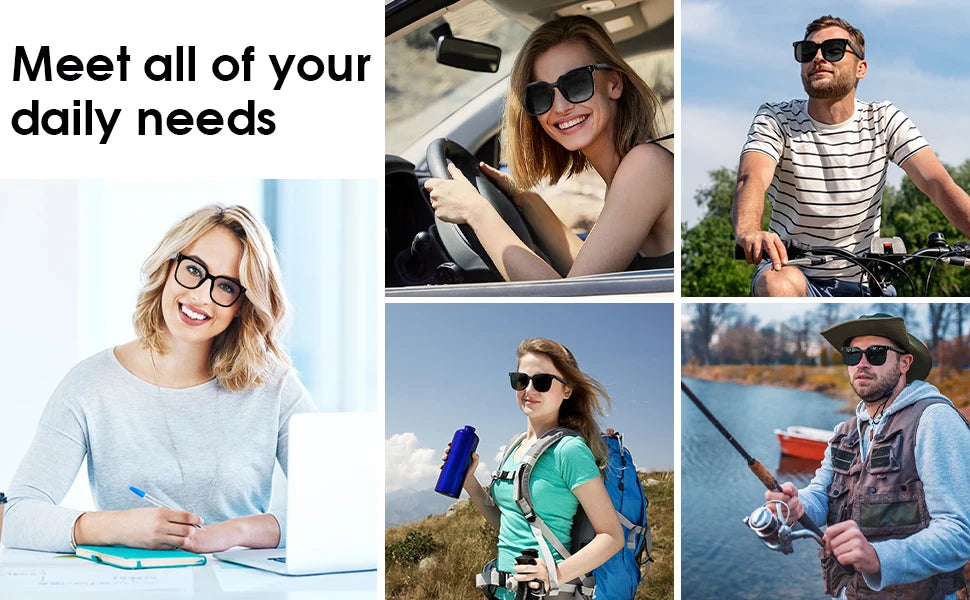 Xiaomi M10 ProA Bluetooth Smart Glasses With Interchangeable Lenses Magnetic Sunglasses Anti blue Light UV Protection Sunglasses