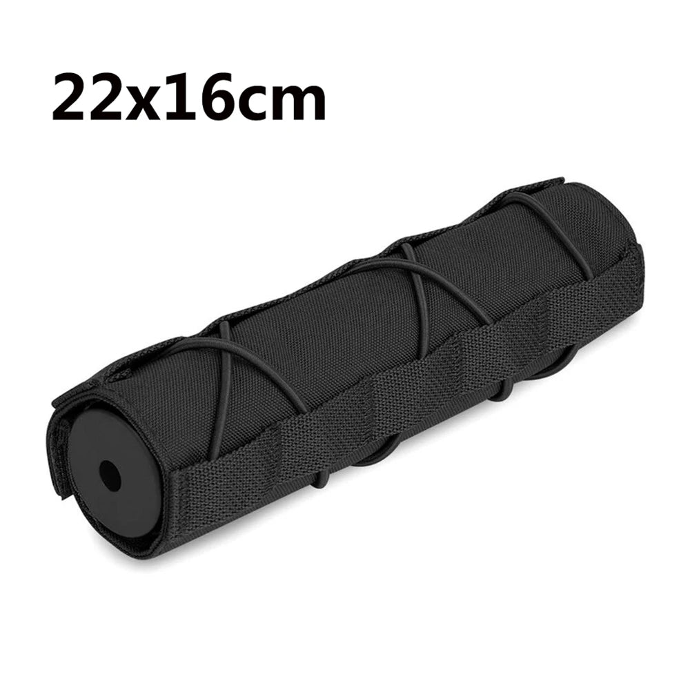 22/18/14.5cm Tactical Airsoft Suppressor Cover Airsoft Barrel Protector Cover Case Rifle Accessories for Hunting Shooting