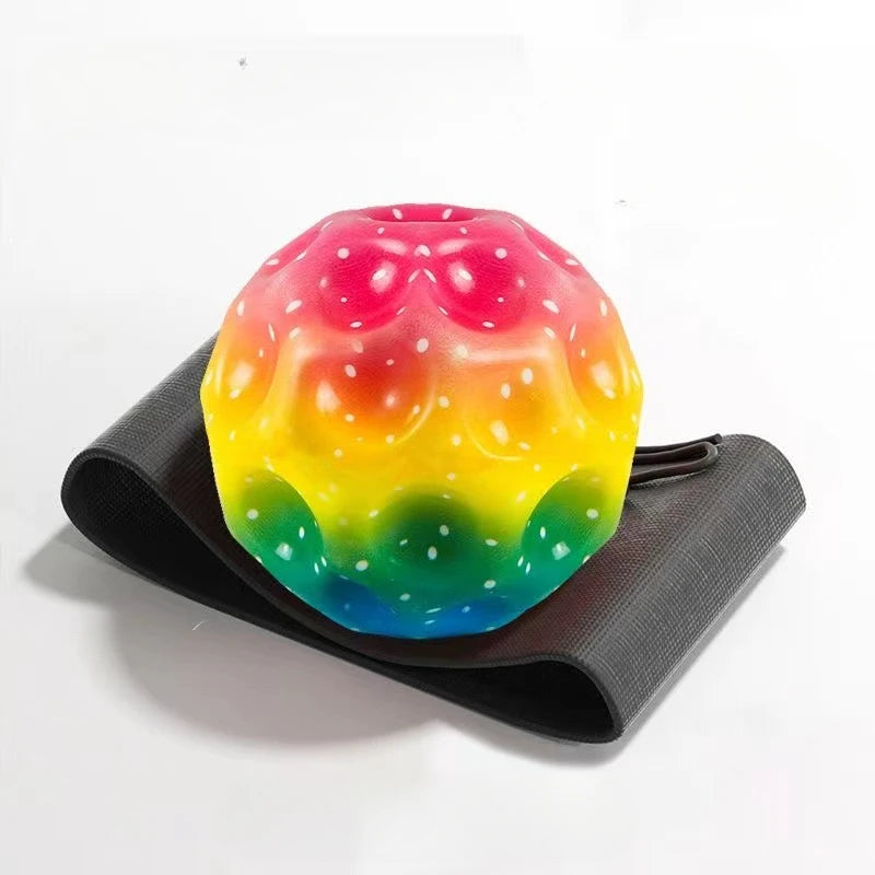Unpress Toys Wrist High Elastic Hole Hole Moon Stone Foam Swing Ball Children Adult Sports Gifts