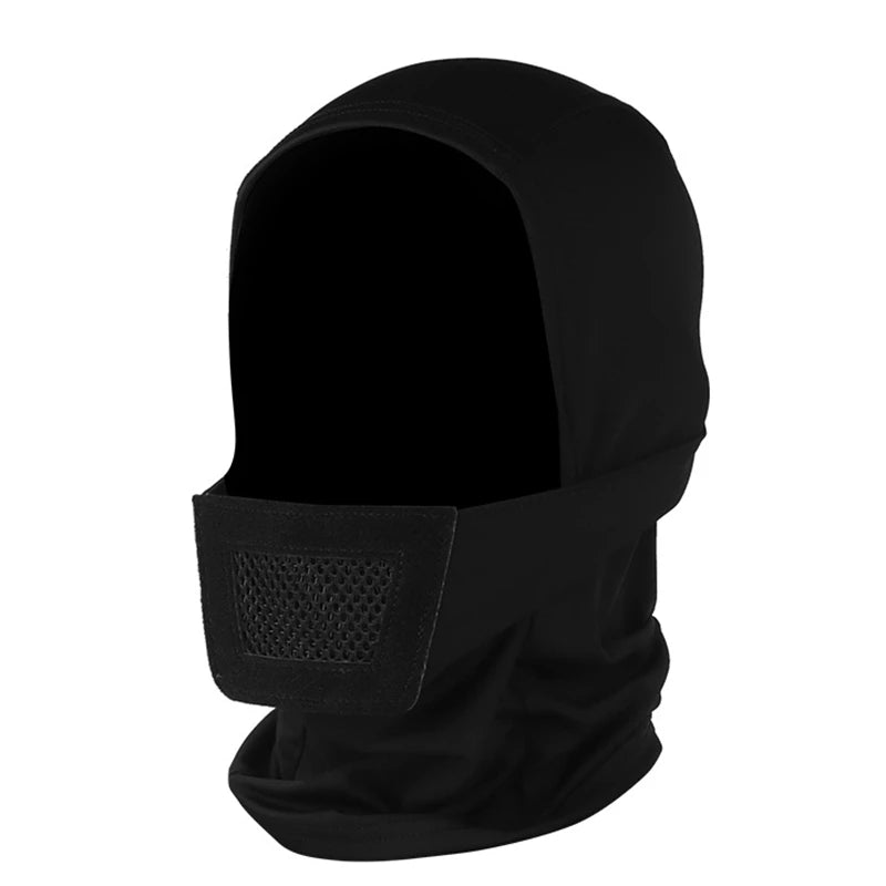 Tactical Knight Mask Outdoor Breathable Elastic Soft Mask Shooting Airsoft Free Ears Face Protective Airsoft Combat Headgear