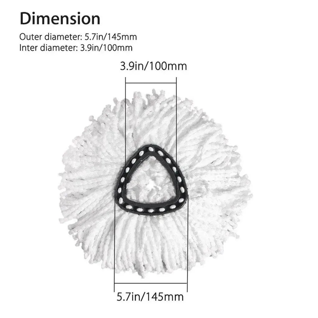 360 Rotating Mop Head Replacement Microfiber Spin Floor Mop Cleaning Head For Vileda O-Cedar Mop Household Cleaning Tool