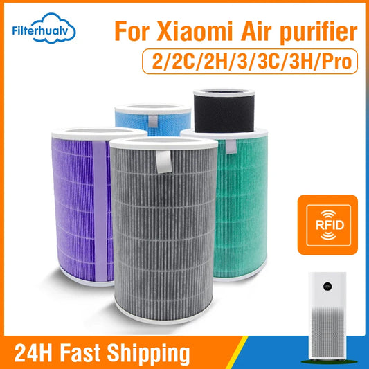 Replacement For Xiaomi Air Purifier 1/2/2S/2C/2H/3/3C/3H Xiaomi Filter Xiaomi Air Purifier  PM2.5 Filter Anti Bacteria Formaldeh