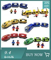 Variety Of Optional Track Magnetic Cars Multi-Purpose Vehicles Compatible Brand Wooden Scene Track Car Toys Children's Gifts W09