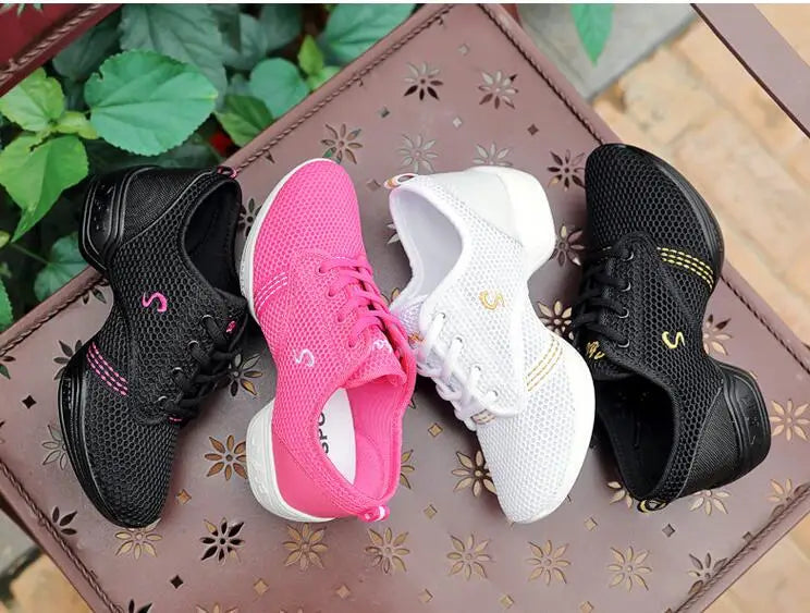 Woman Jazz Dancing Shoes Women Girl's Teacher's Latin Dance Shoes Ballroom Modern Salsa Practise Shoes Dance Lady Sneaker