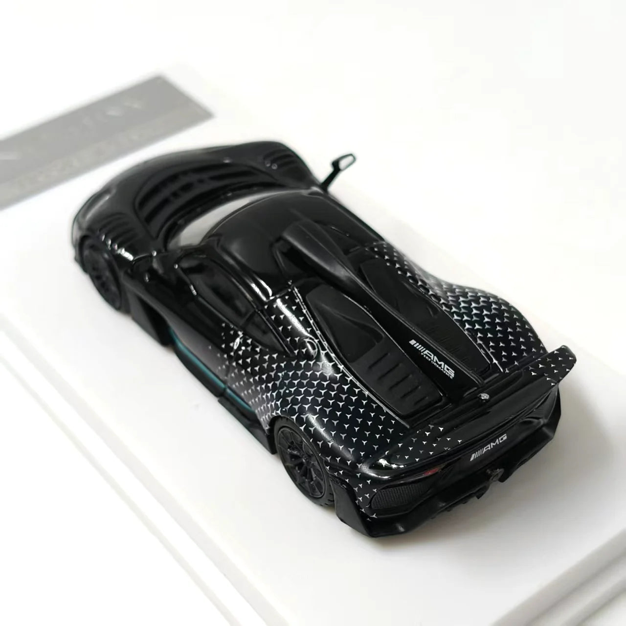 1:64 ONE Black supercar simulation alloy car model ornament road racing car