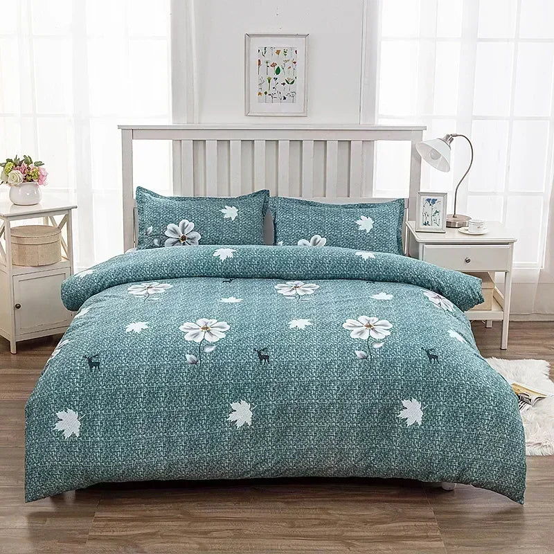1pcs Geometric Pattern Bedding Fashion Printed Quilt Cover Multi Size Bed Sheets Soft Breathable Duvet Covers 이불커버